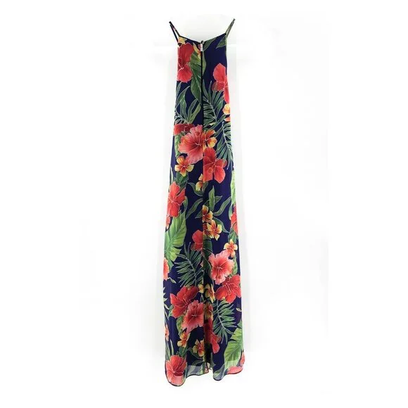 Floral Halter Neck Dress - Picture 5 of 7